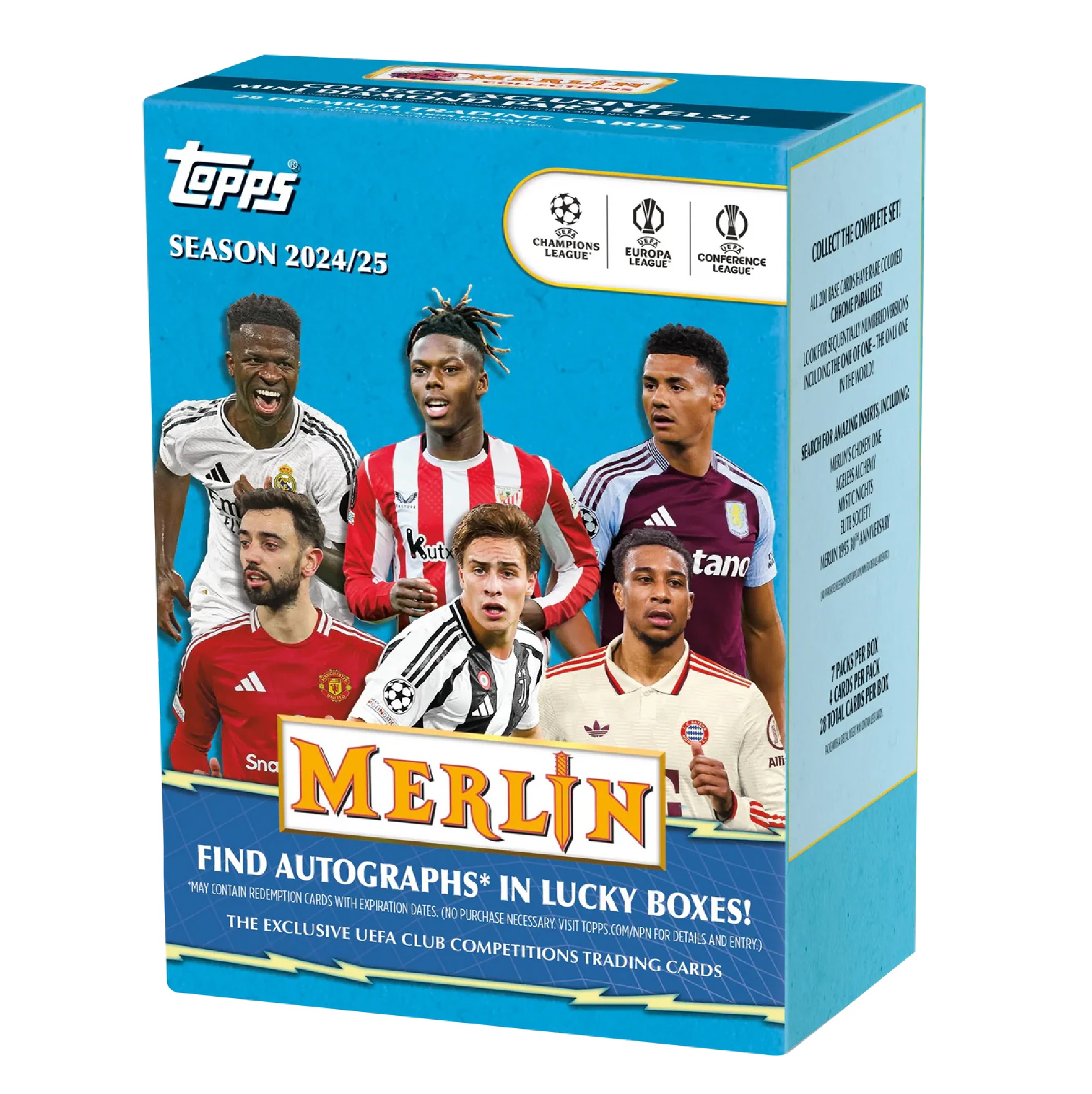 Topps 2024/25 Merlin Chrome UEFA -1 Value Box